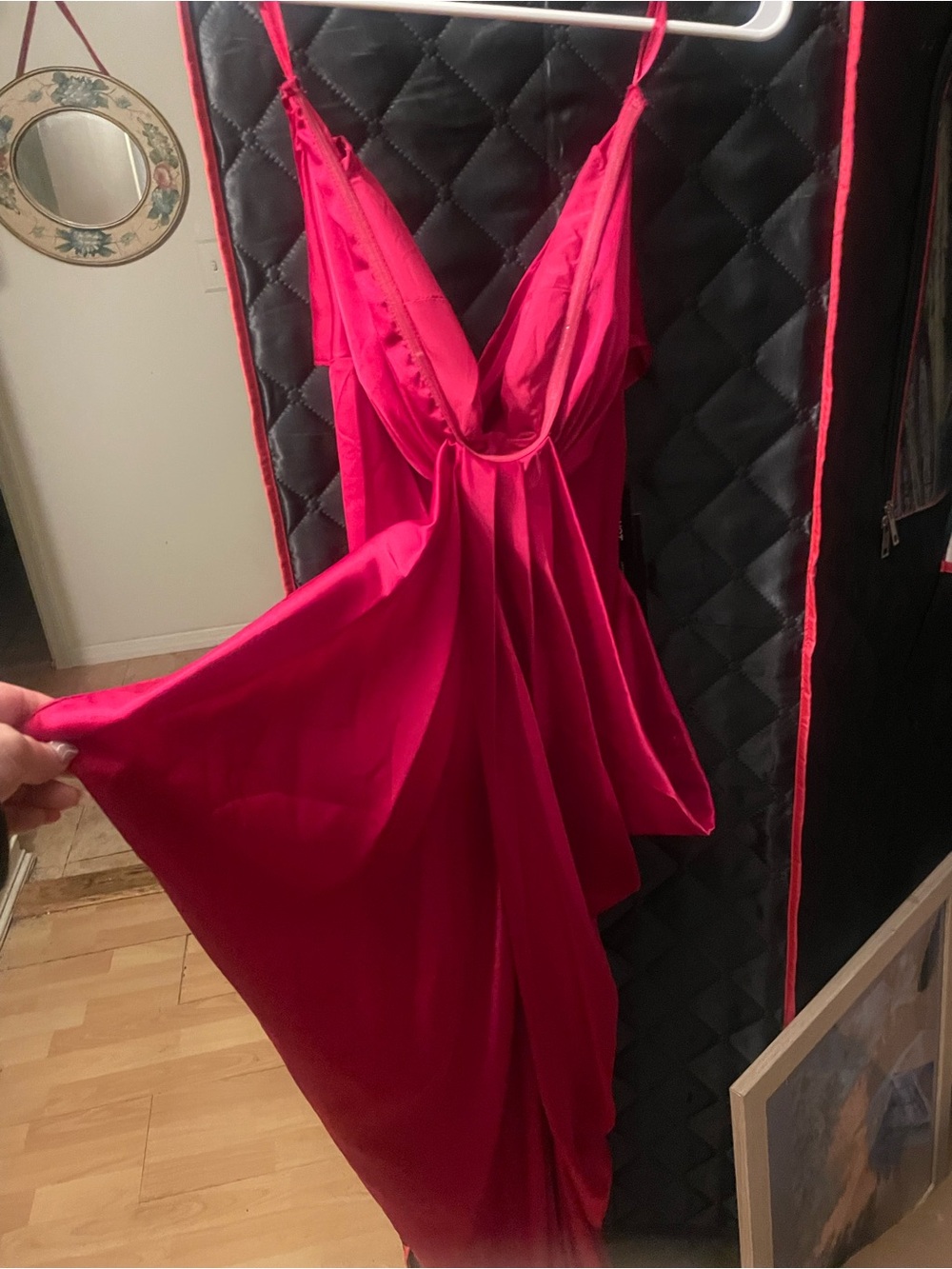 Gabrielle Union for New York & Company Satin Draped Dress - brand new with tag